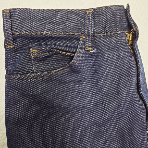 Vintage Levis Orange Tab Women Capri Jeans Polyester 5 Pocket Pants 70's Greaser - Picture 4 of 11